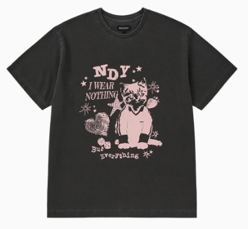 EF39-40 Nerdy Tomboy Nero Pigment S/S T-Shirt (26SS)