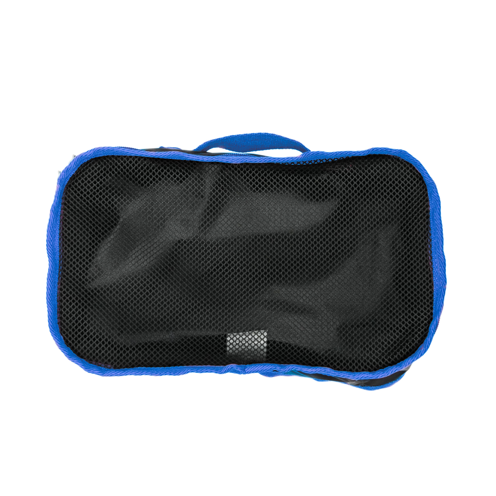 SMALL PACKING CUBE (RECYCLED BLACK W/BLUE)