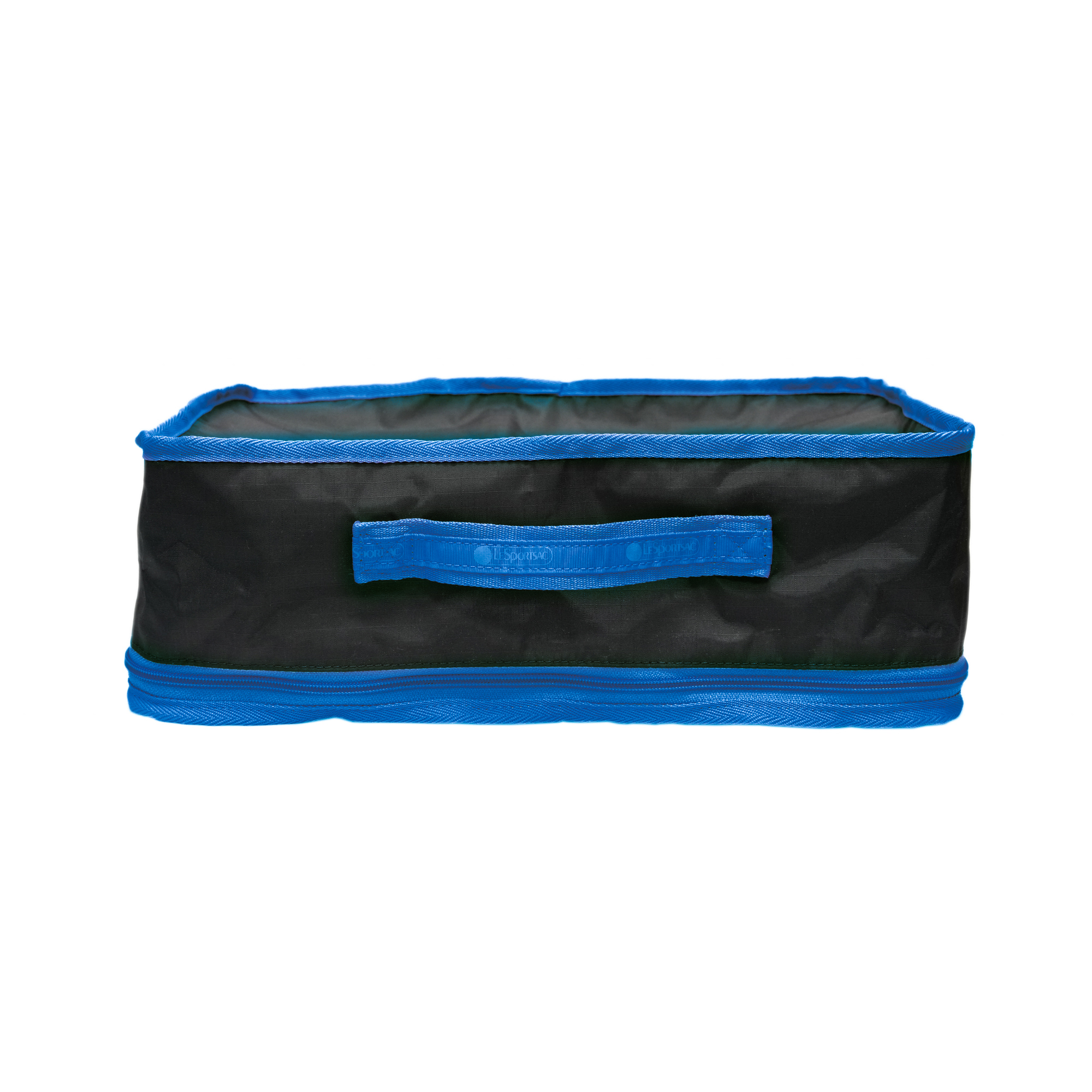 MEDIUM PACKING CUBE (RECYCLED BLACK W/BLUE)