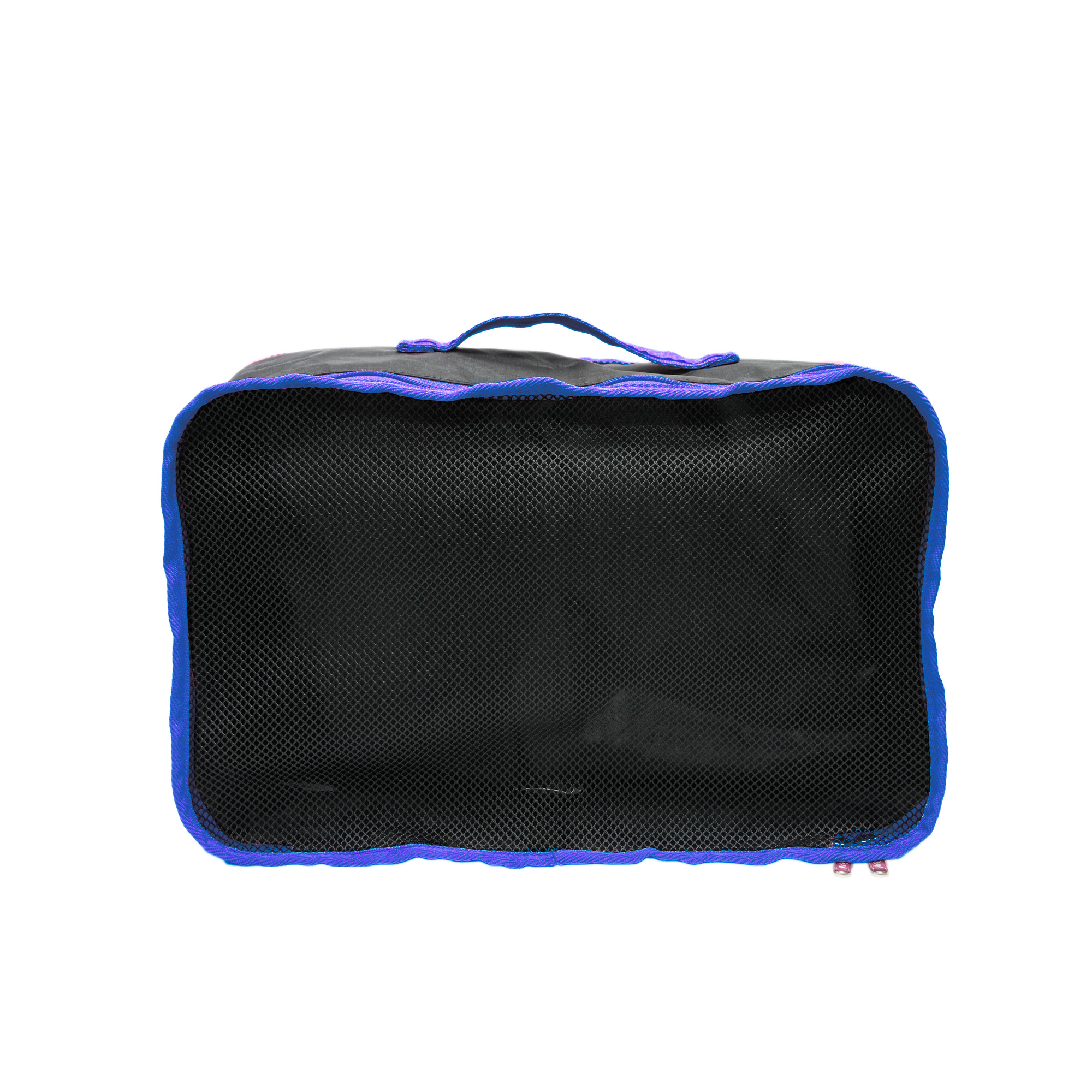 MEDIUM PACKING CUBE (RECYCLED BLACK W/BLUE)