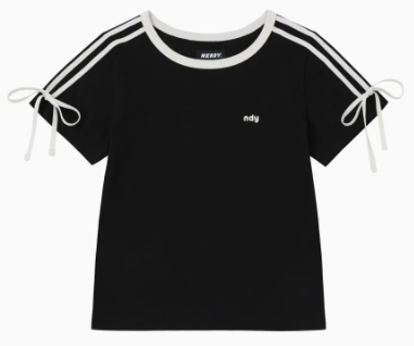 EF49-51 Nerdy Ribbon Tie S/S T-Shirt