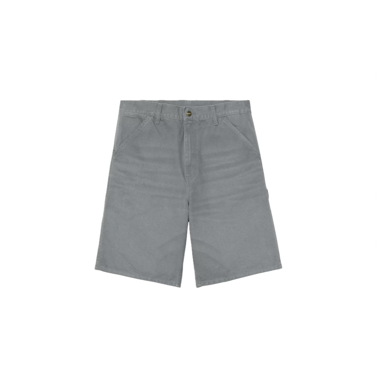 -(E17b05)-CARHARTT WIP SINGLE KNEE SHORT  單膝褲 短褲 灰藍-I034797-3IT4O