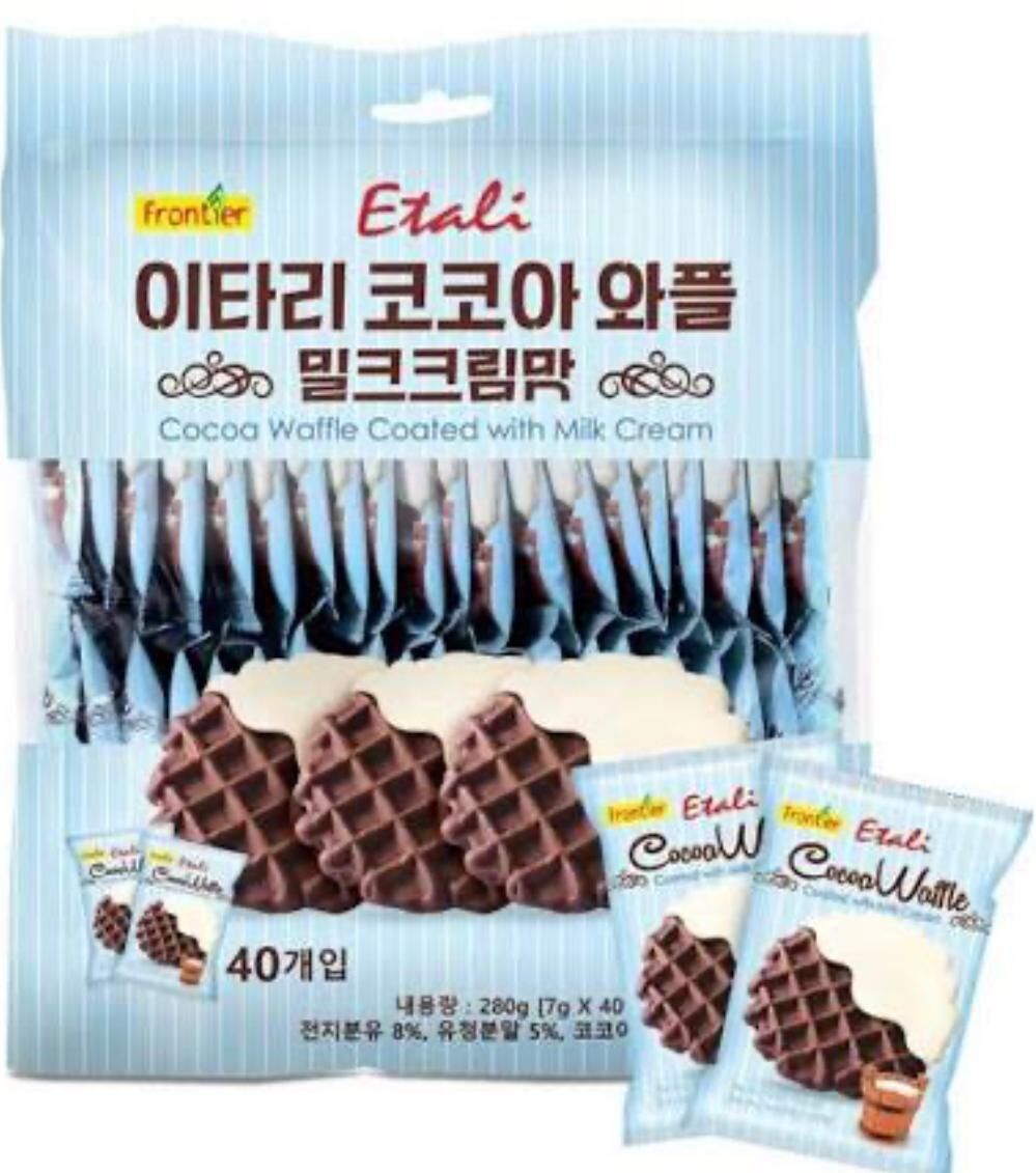 (7372) 韓國🇰🇷Etali 意大利朱古力華夫餅（1袋40包）