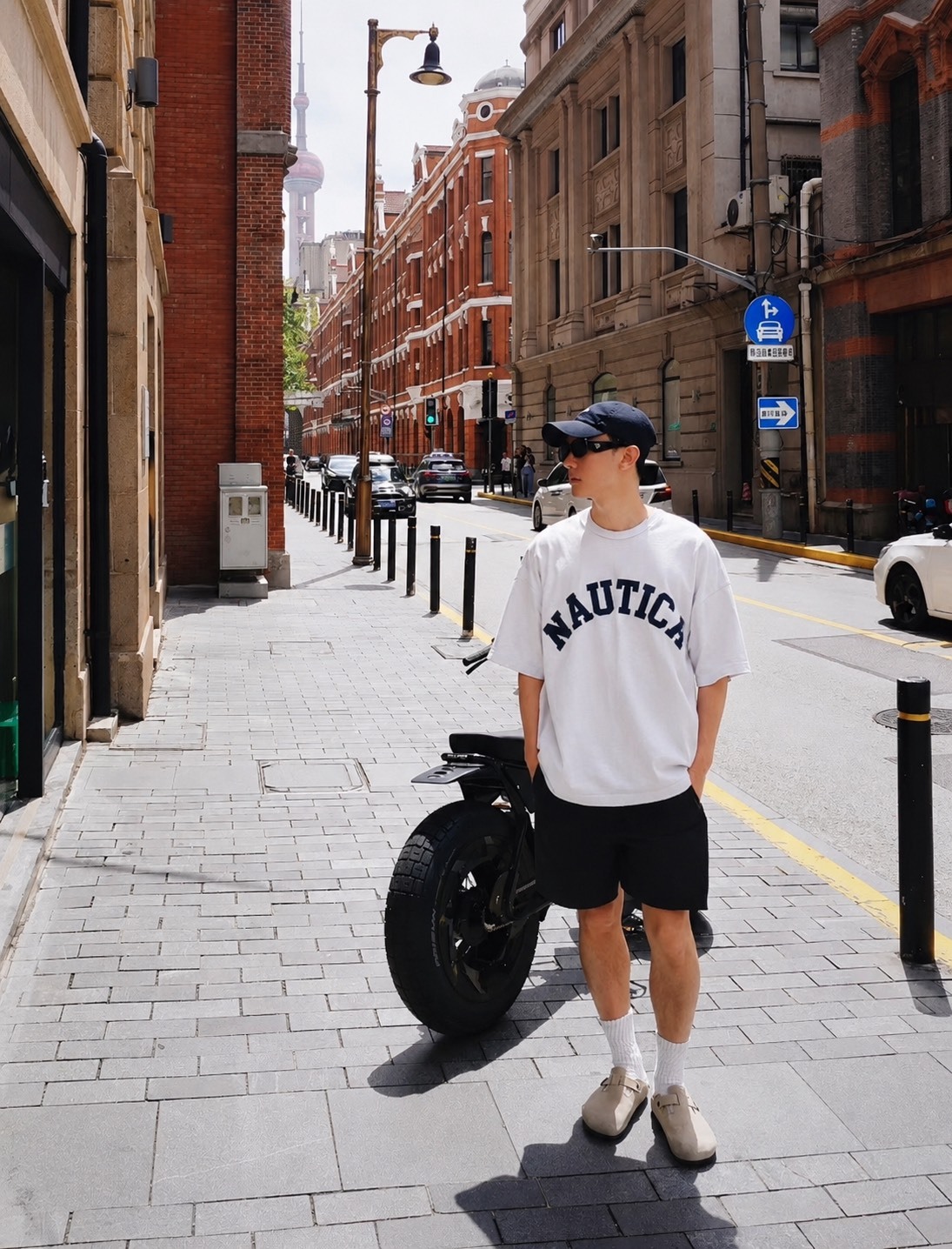 <城市節奏🐾> NAUTICA Arch Logo T-shirt 4色