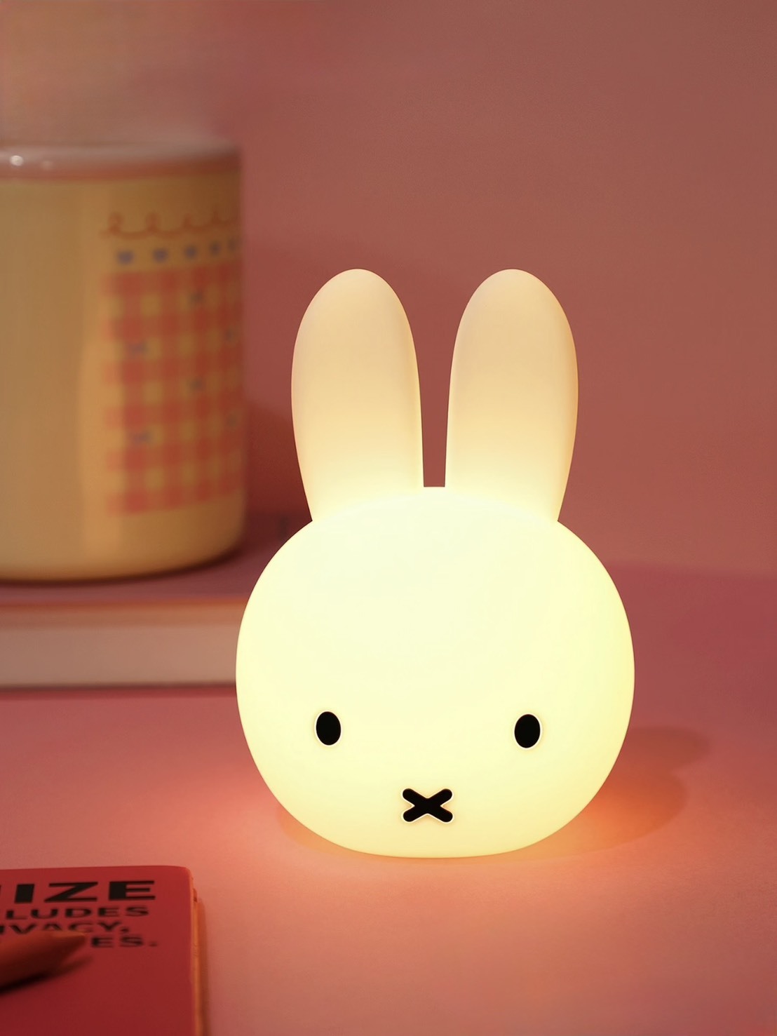 正版授權 MIFFY 米菲 大頭小夜燈 拍拍燈