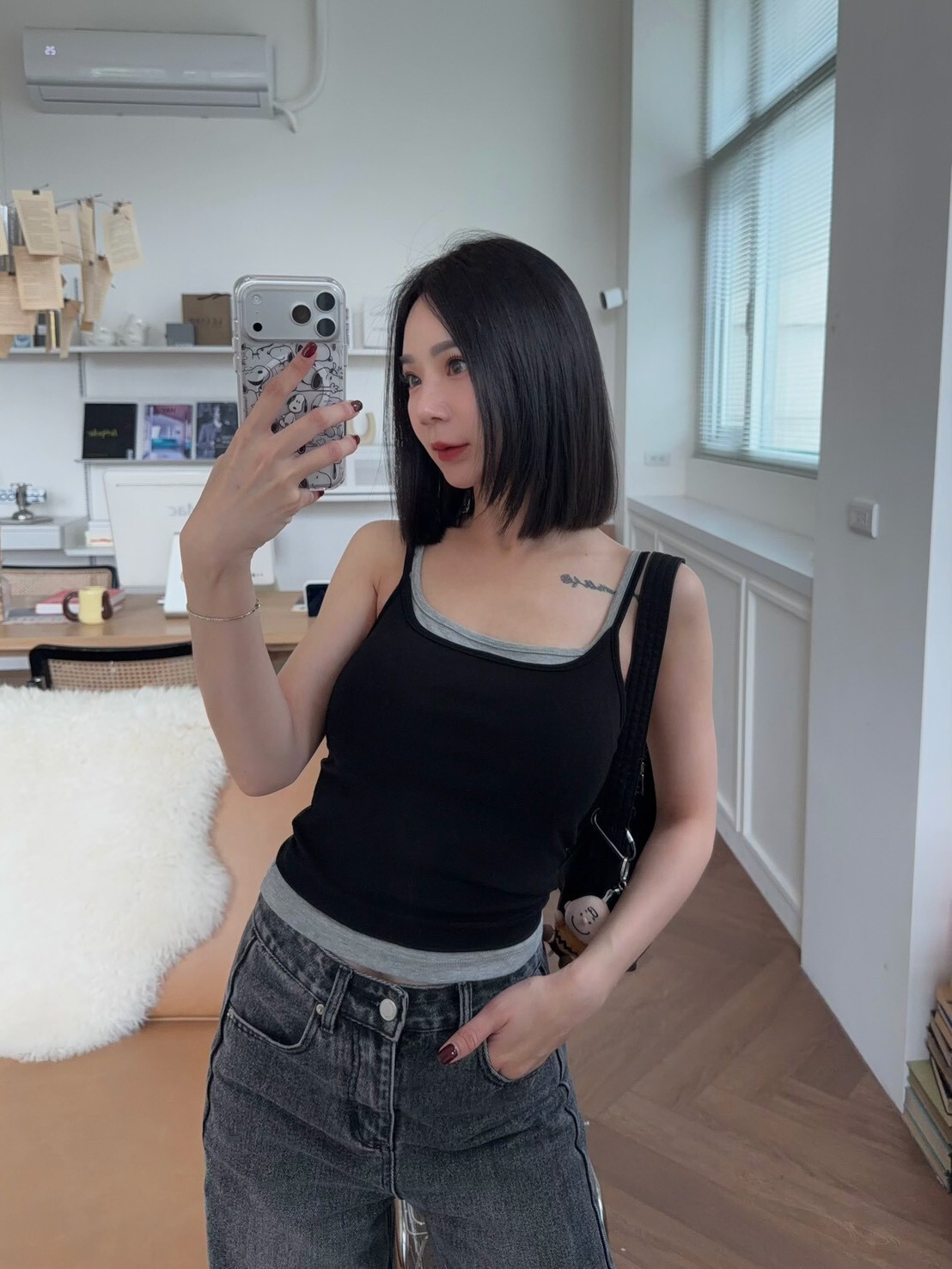 撞色美背造型BRATOP