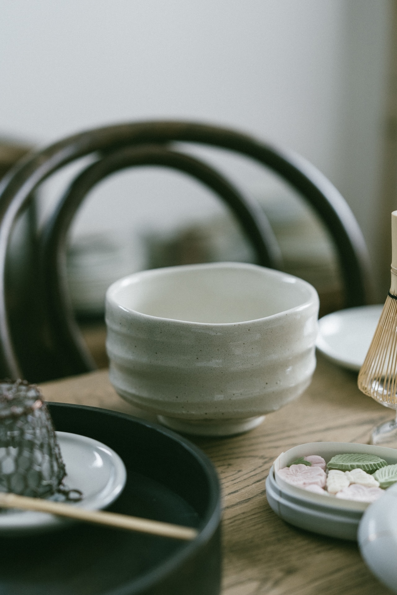 Kokuu 日本製美濃燒霧白抹茶碗