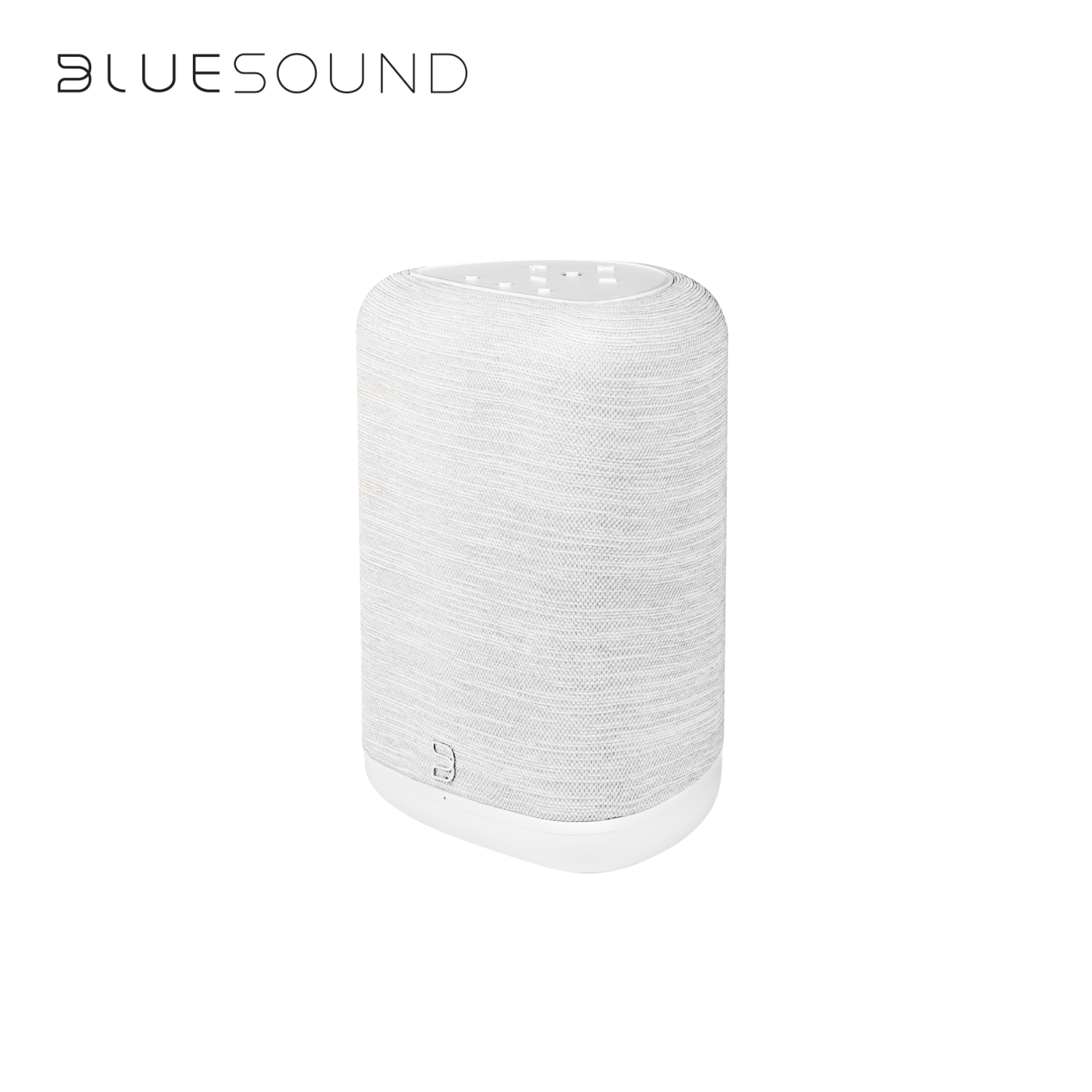 Bluesound PULSE FLEX Wireless All-In-One Music Streaming Speaker pearl side