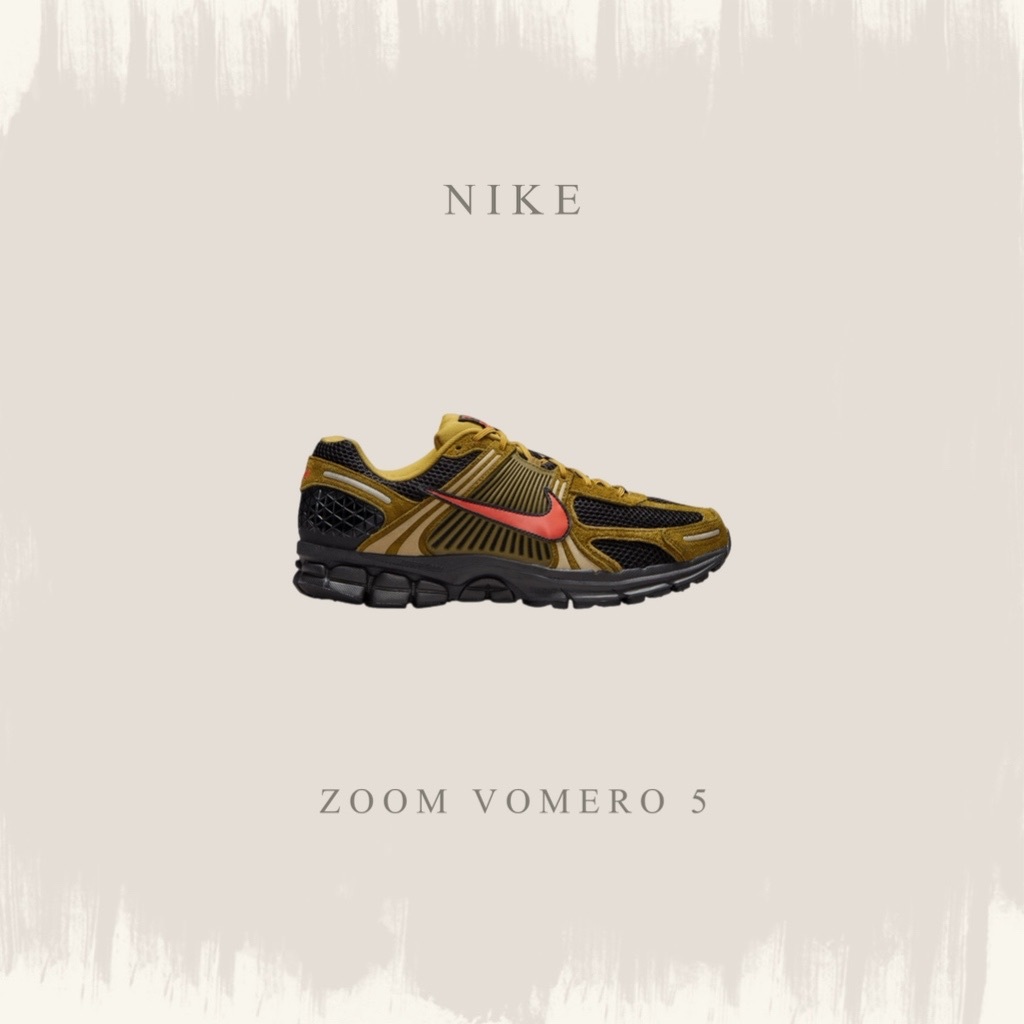 NIKE ZOOM VOMERO 5 橄欖綠 紅勾 慢跑鞋 男鞋 IH1344-300