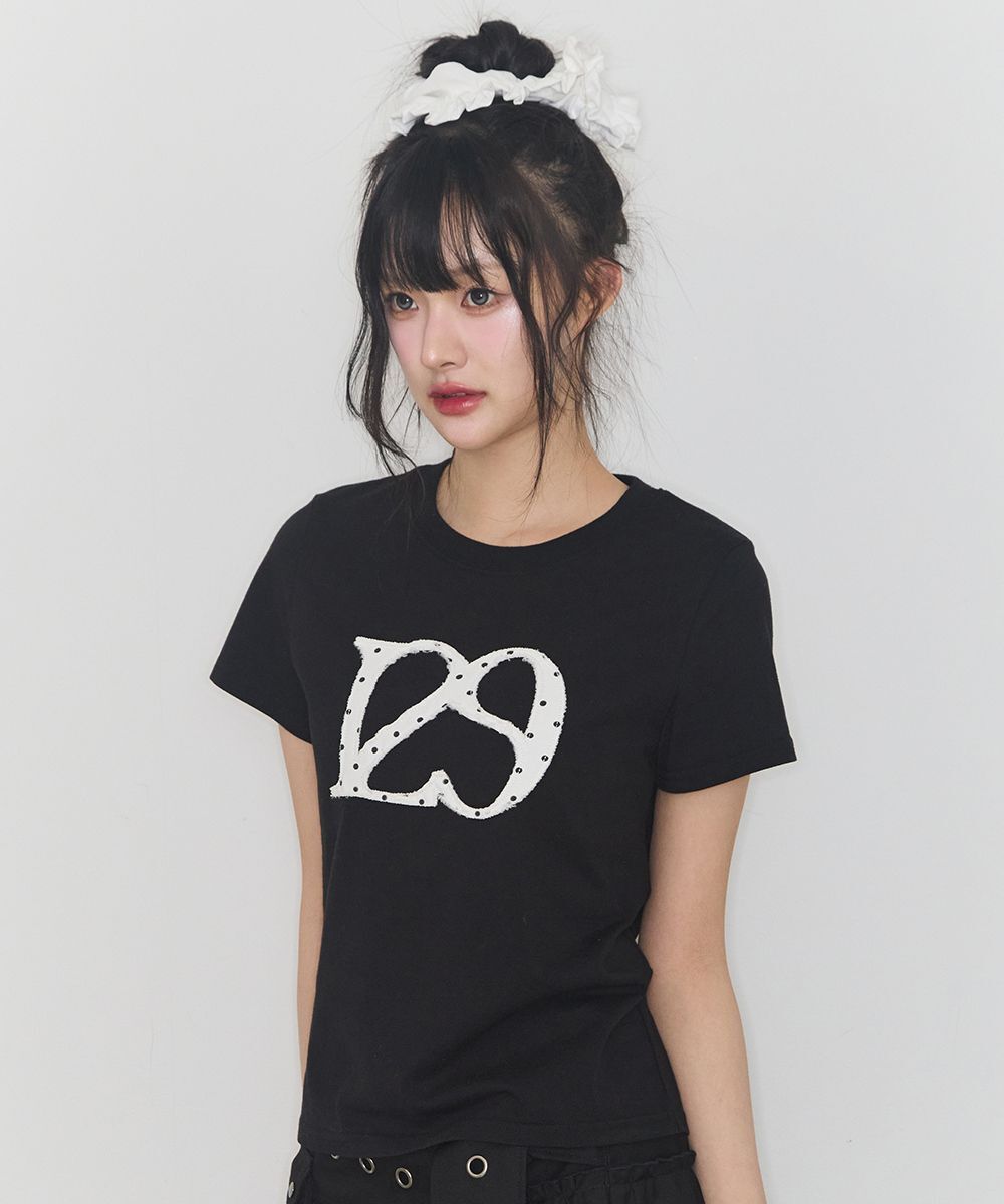 ILLIGO 129 Logo 貼片 T恤 黑點 25SMTOP39BD