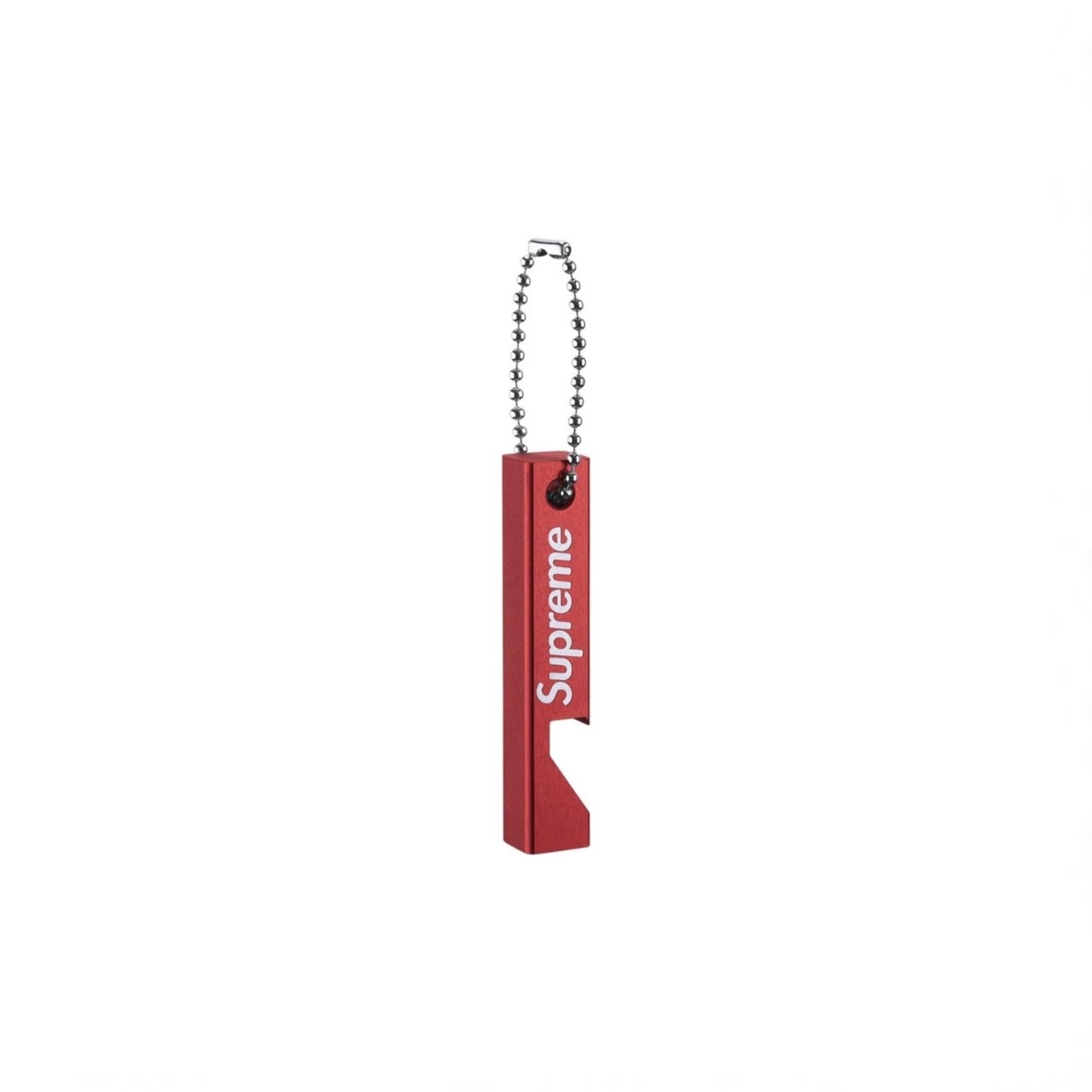 -(C05)-SUPREME X NISHIWAKI BOTTLE OPENER 開瓶器 吊飾 鑰匙圈 銀色/紅色 SS26A91