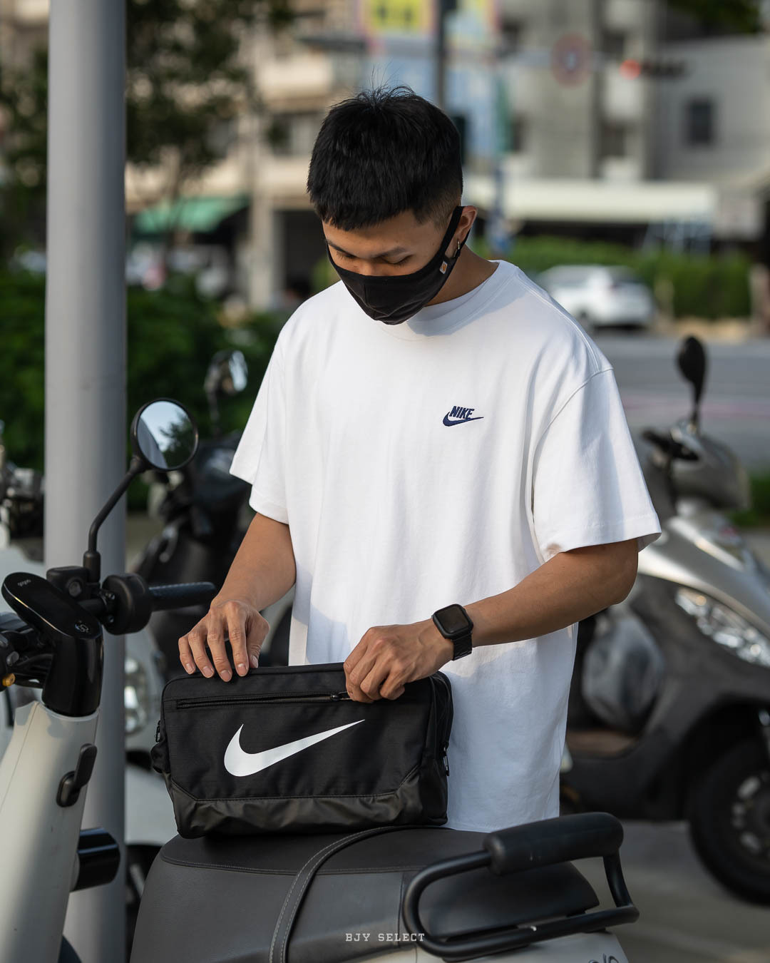 【日本限時連線代購】 Nike Brasilia 大LOGO 收納袋 鞋袋 BA5967-010 黑