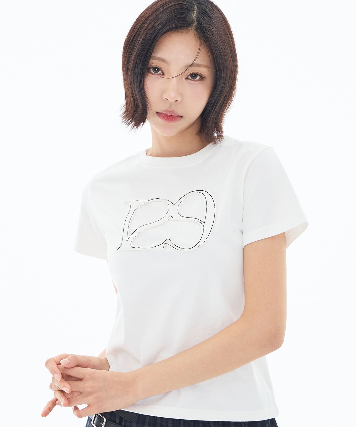 ILLIGO 129 Logo 貼片 T-Shirt 25SMTOP39PWH