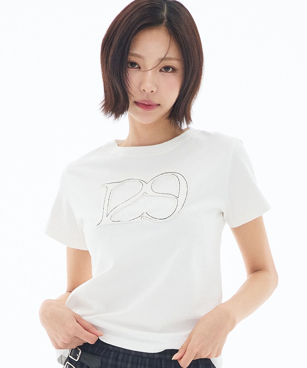 ILLIGO 129 Logo 貼片 T-Shirt 25SMTOP39PWH