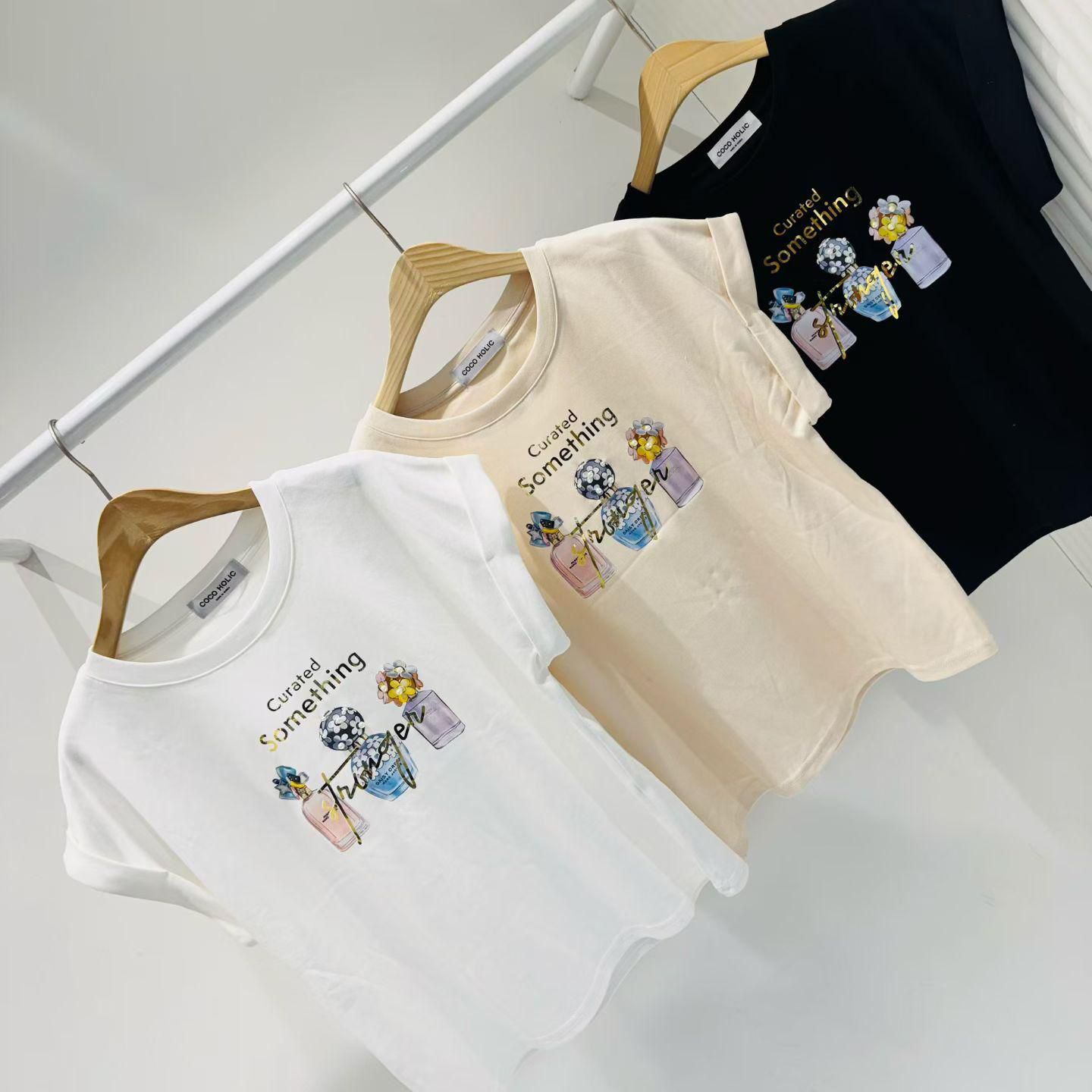 (7407) 香水tee【3色可選】