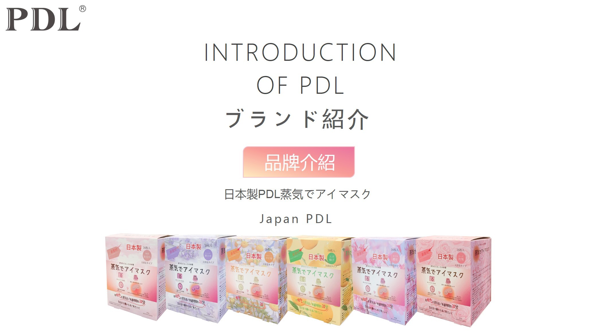 0508JP44-JPDAY-ELECTRON-日本PDL蒸汽眼罩[16枚入]（A44）