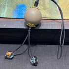 (D1) 金肺白(手機掛) 五行元氣珠(15MM) - 合香珠 #2705HX