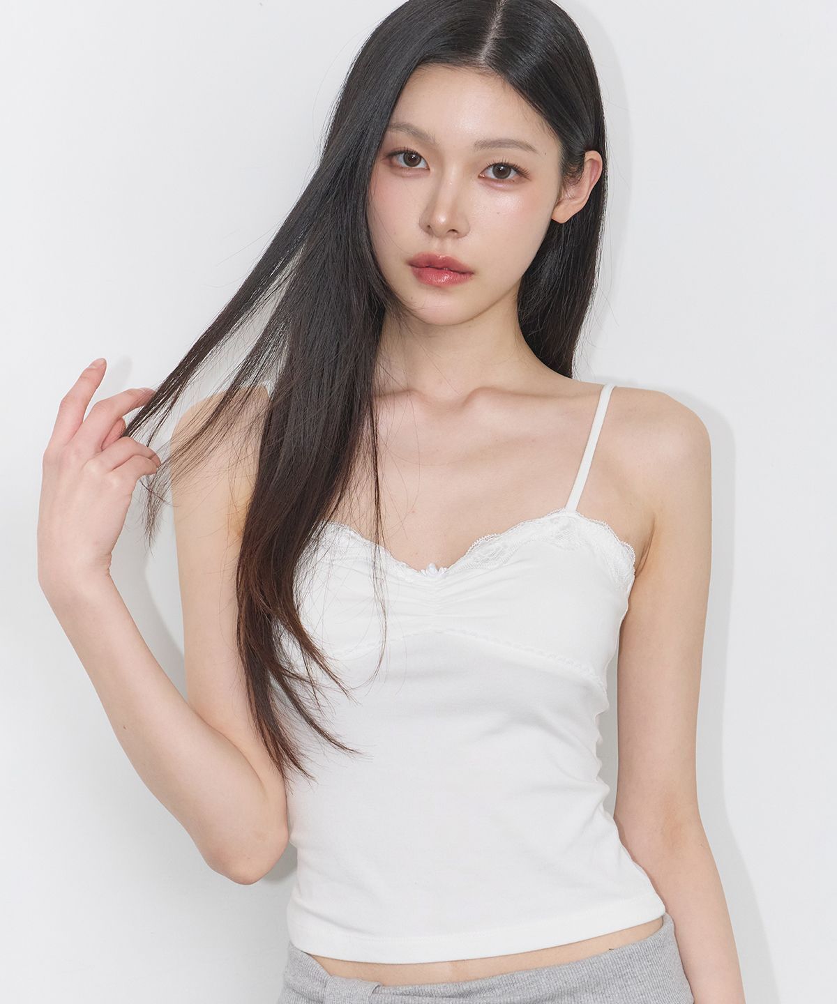 ILLIGO 玫瑰蕾絲無袖背心 26SMTOP28WH