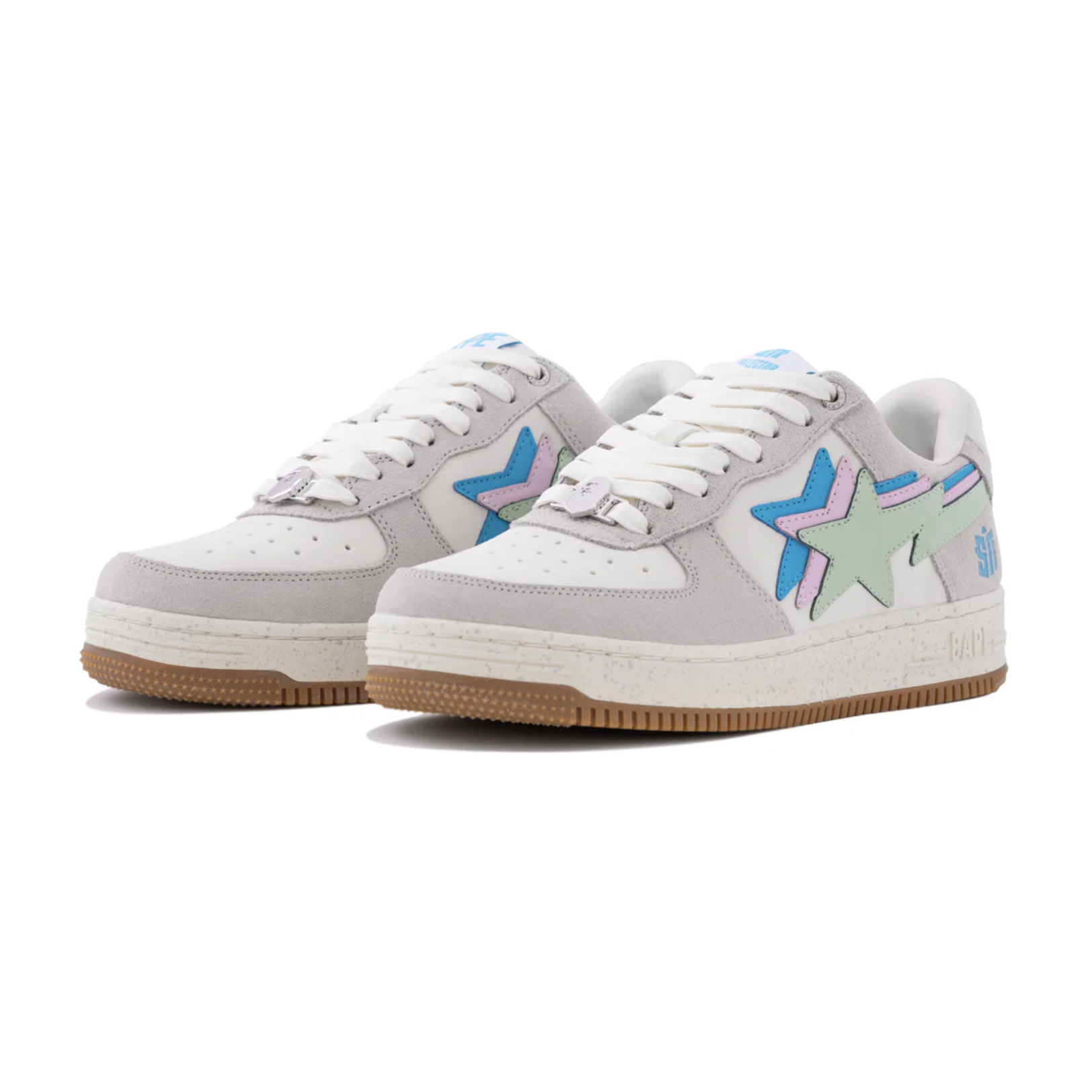 -(A11d)-A BATHING APE BAPE STA X SNEAKER NEWS M2 聯名款 流星 低筒 男鞋 白色-1J23191906