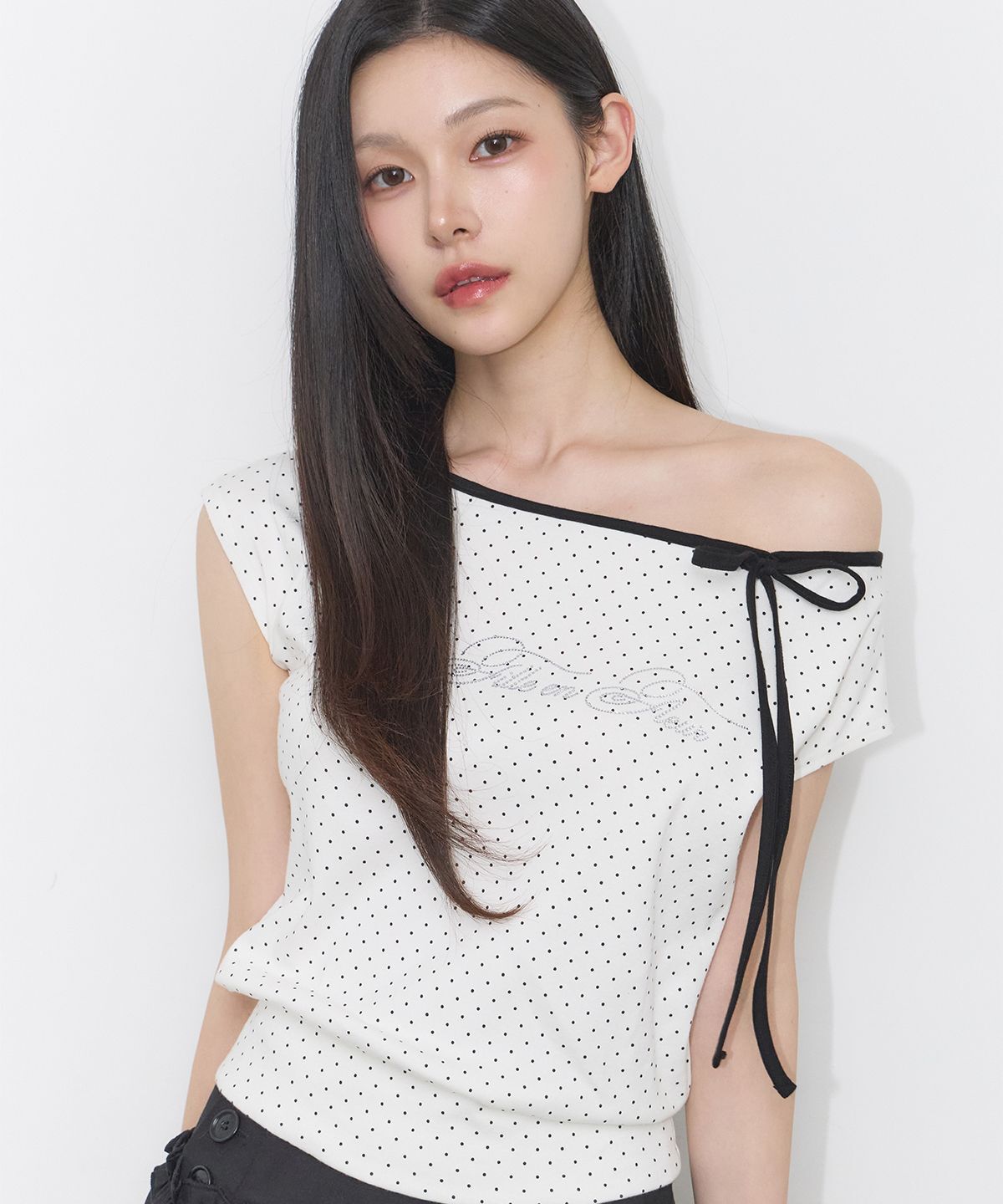 ILLIGO 點點船領上衣 26SMTOP06WH