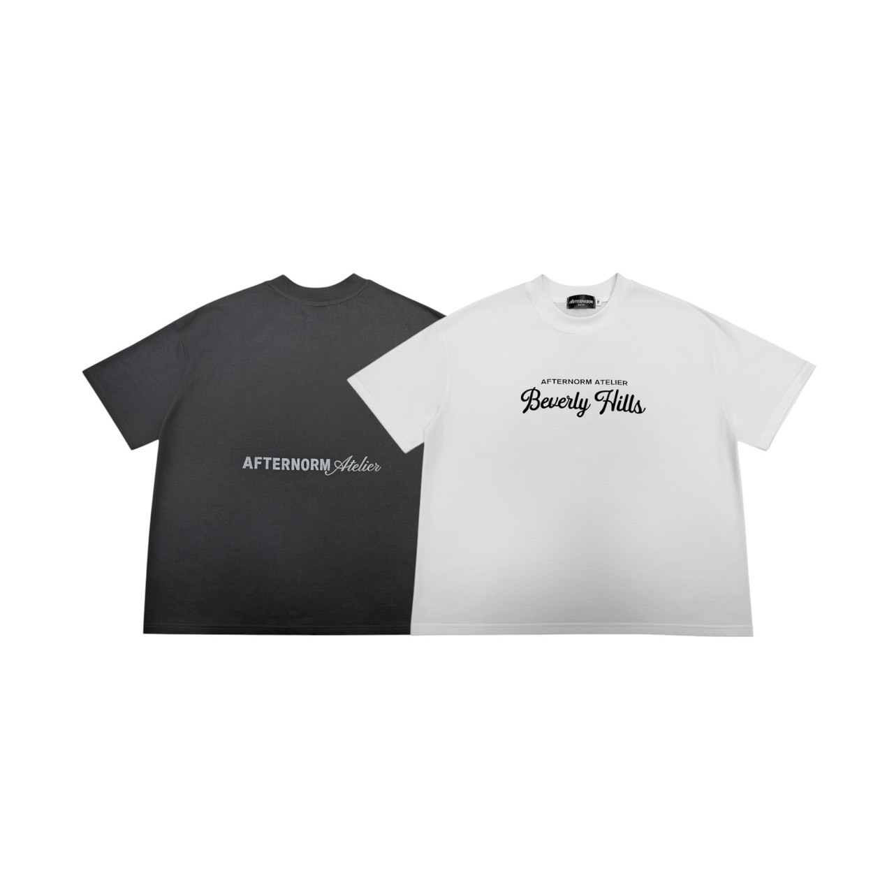 《S.V》美式高街Beverly Hills草寫字母短T