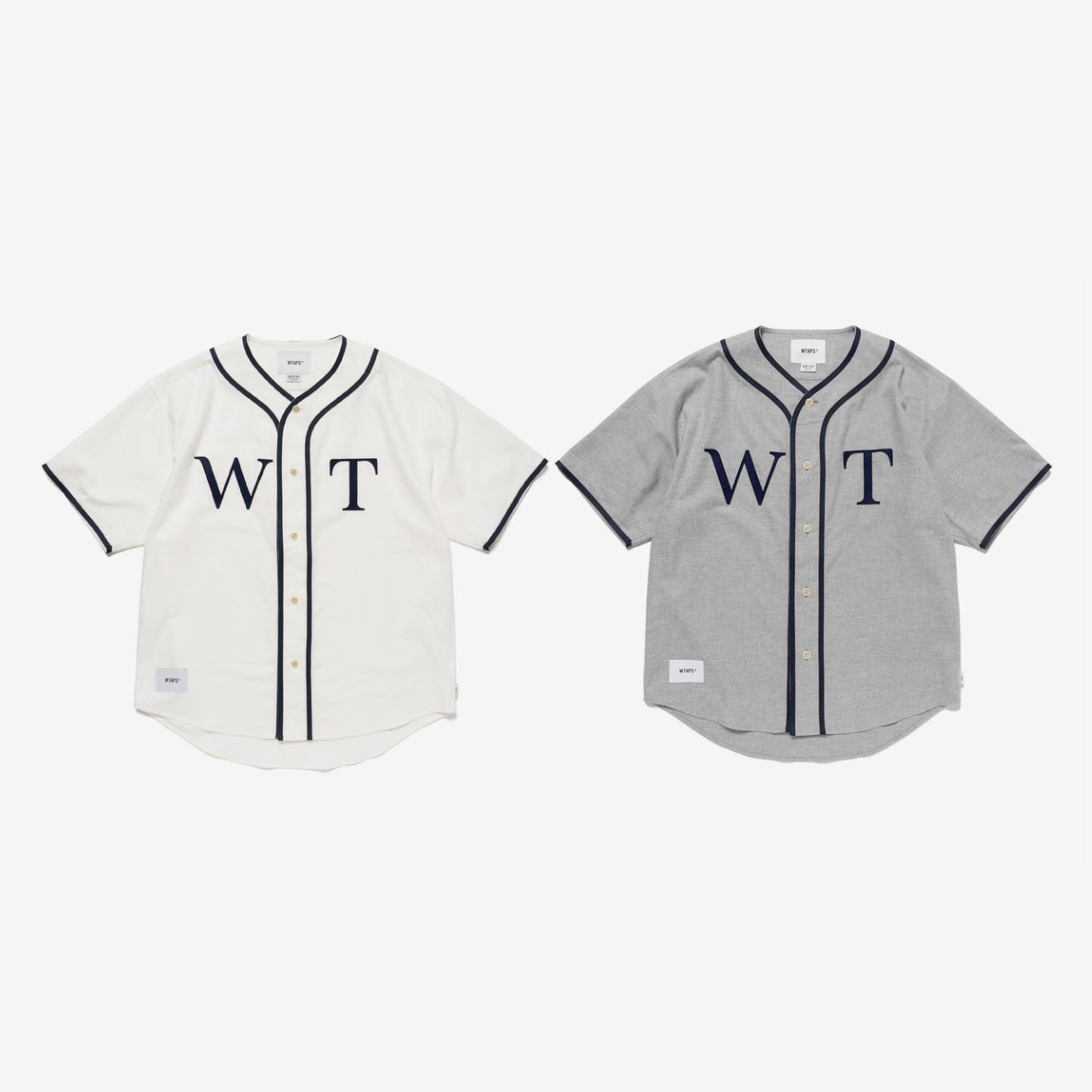 2026SS WTAPS LEAGUE / SS / COTTON. TWILL 刺繡 短袖 棒球衫 現貨 261TQDT-SHM06