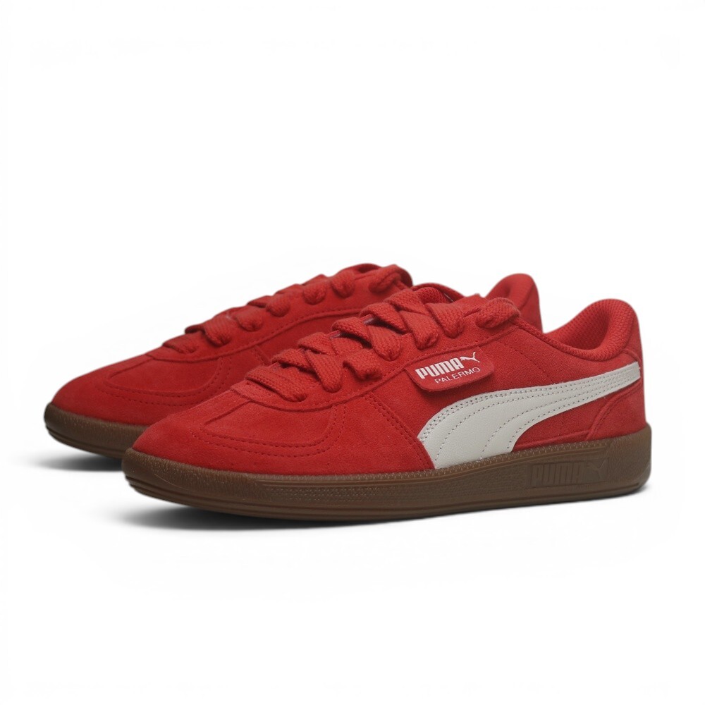 PUMA 休閒鞋 PALERMO SD 紅色 麂皮 焦底 德訓鞋 男女 40853202