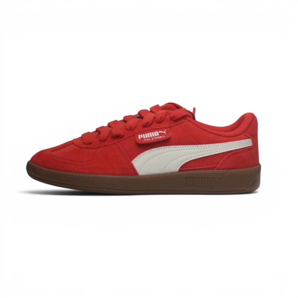 PUMA 休閒鞋 PALERMO SD 紅色 麂皮 焦底 德訓鞋 男女 40853202