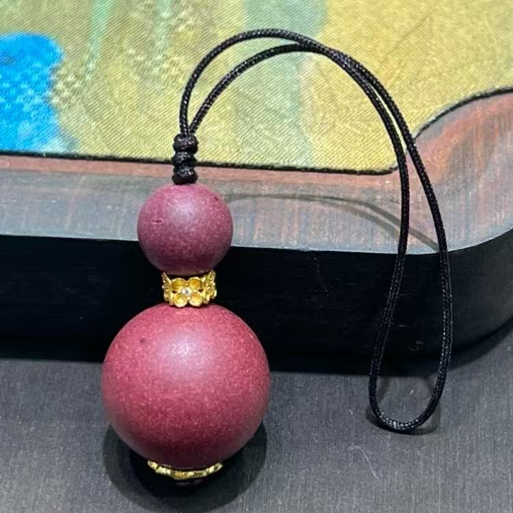(H1) 火心紅(手機掛) 五行元氣珠(10+15MM) - 合香珠 #2705HX