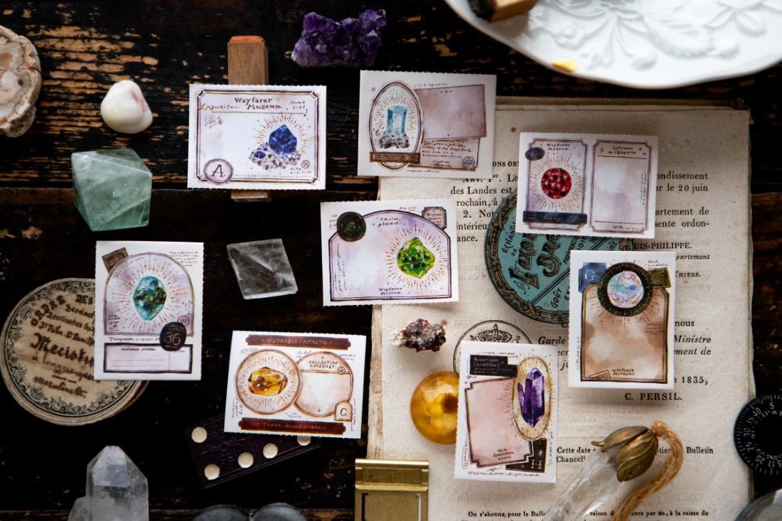 OURS GEM label Roll Memo Sticker