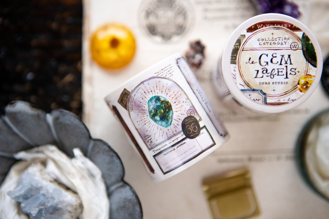OURS GEM label Roll Memo Sticker