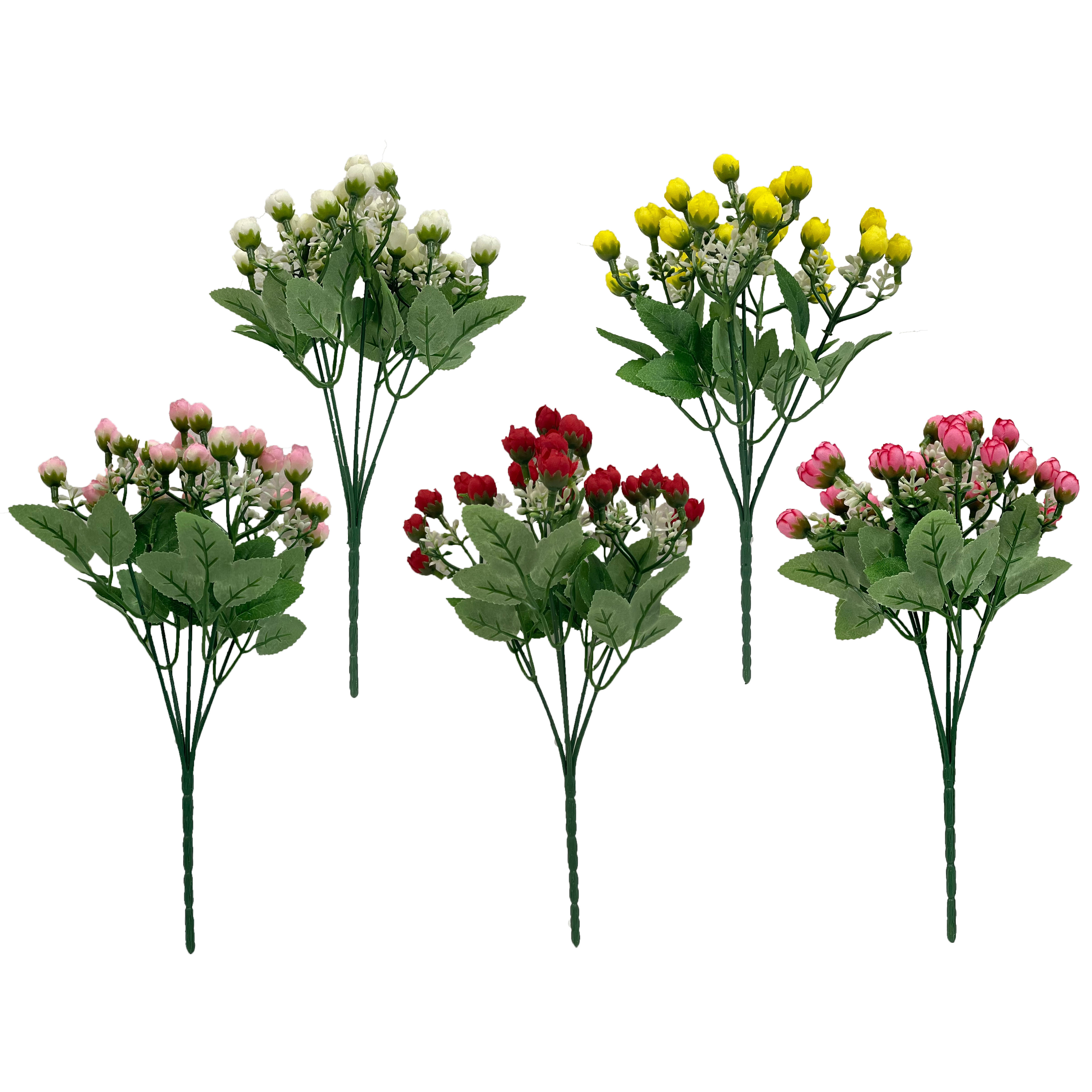 仿真裝飾植物/迷你玫瑰花苞