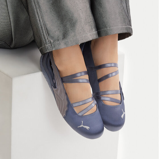 PUMA 休閒鞋 SPEEDCAT BALLET VENUS 藍紫 芭蕾舞鞋 女 40685302