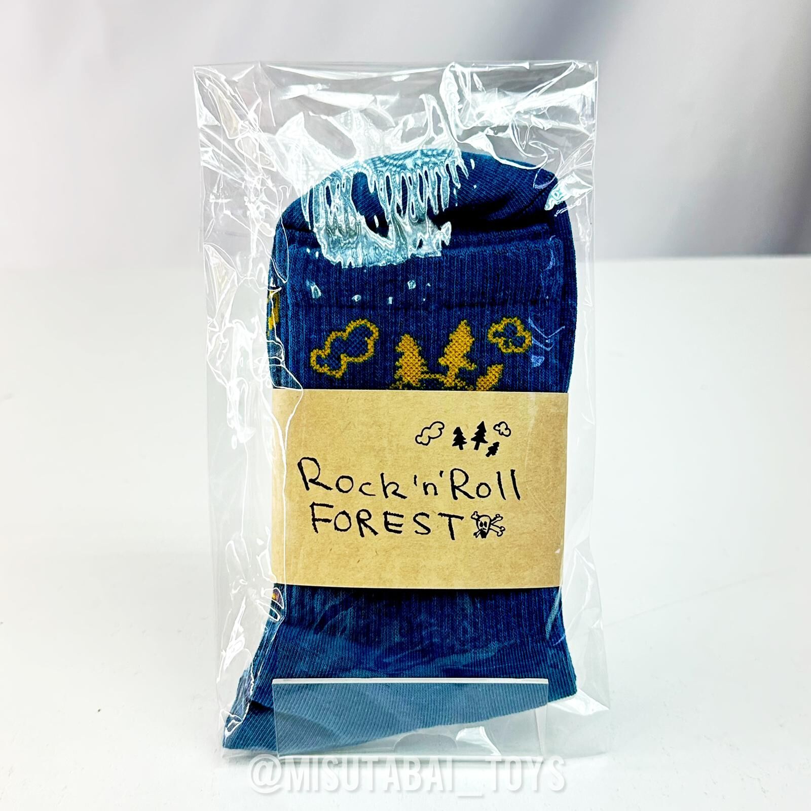 Yoshitomo Nara Socks "ROCK'n ROLL FOREST" (Dark Blue)