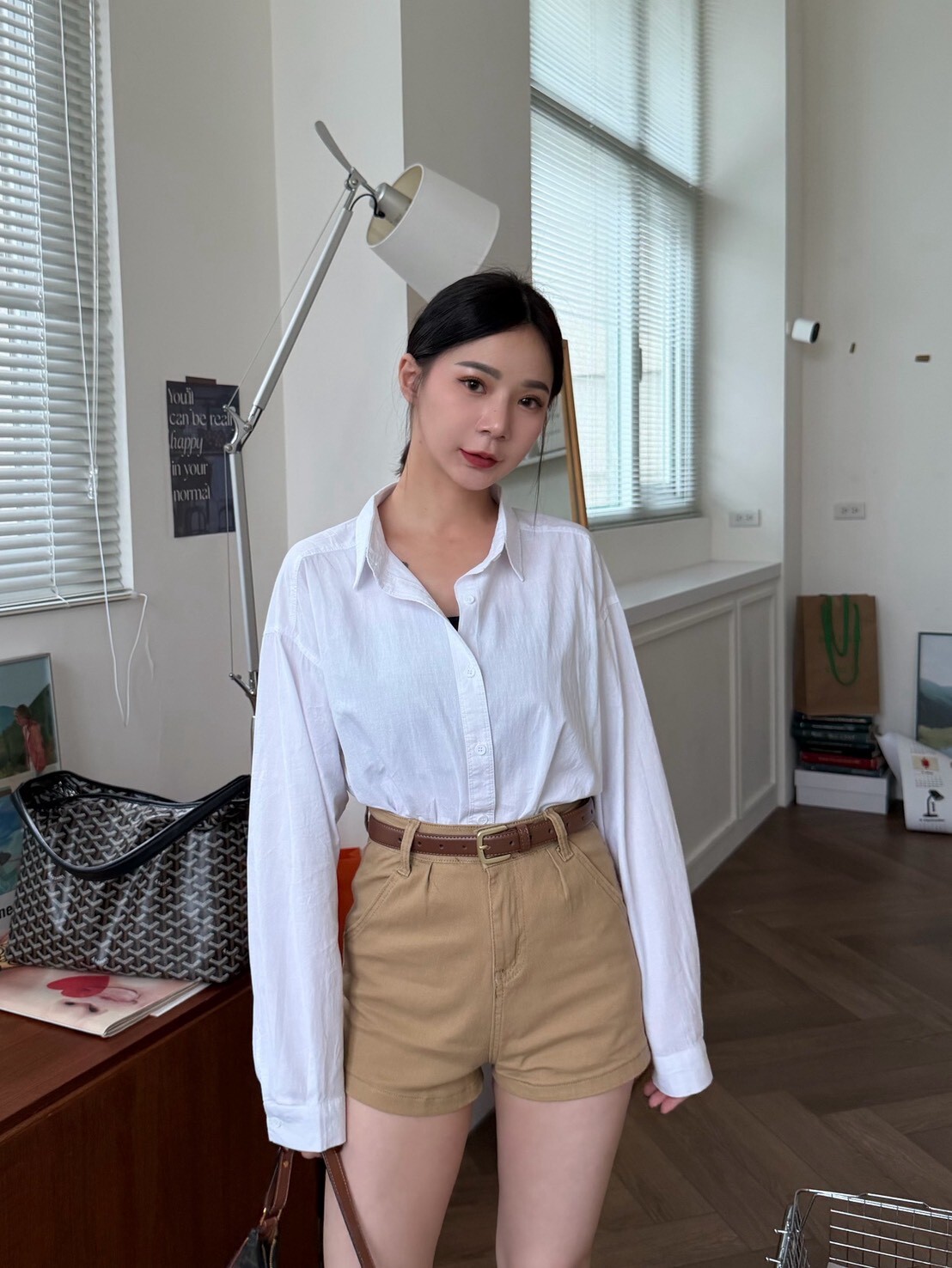 自留款簡約柔軟襯衫