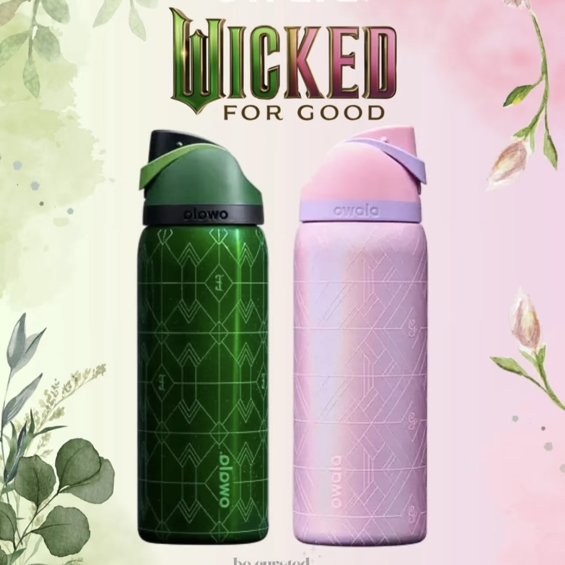 （預購）Owala x Wicked 百老匯《魔法壞女巫》聯名 銀河水杯 FreeSip 32oz