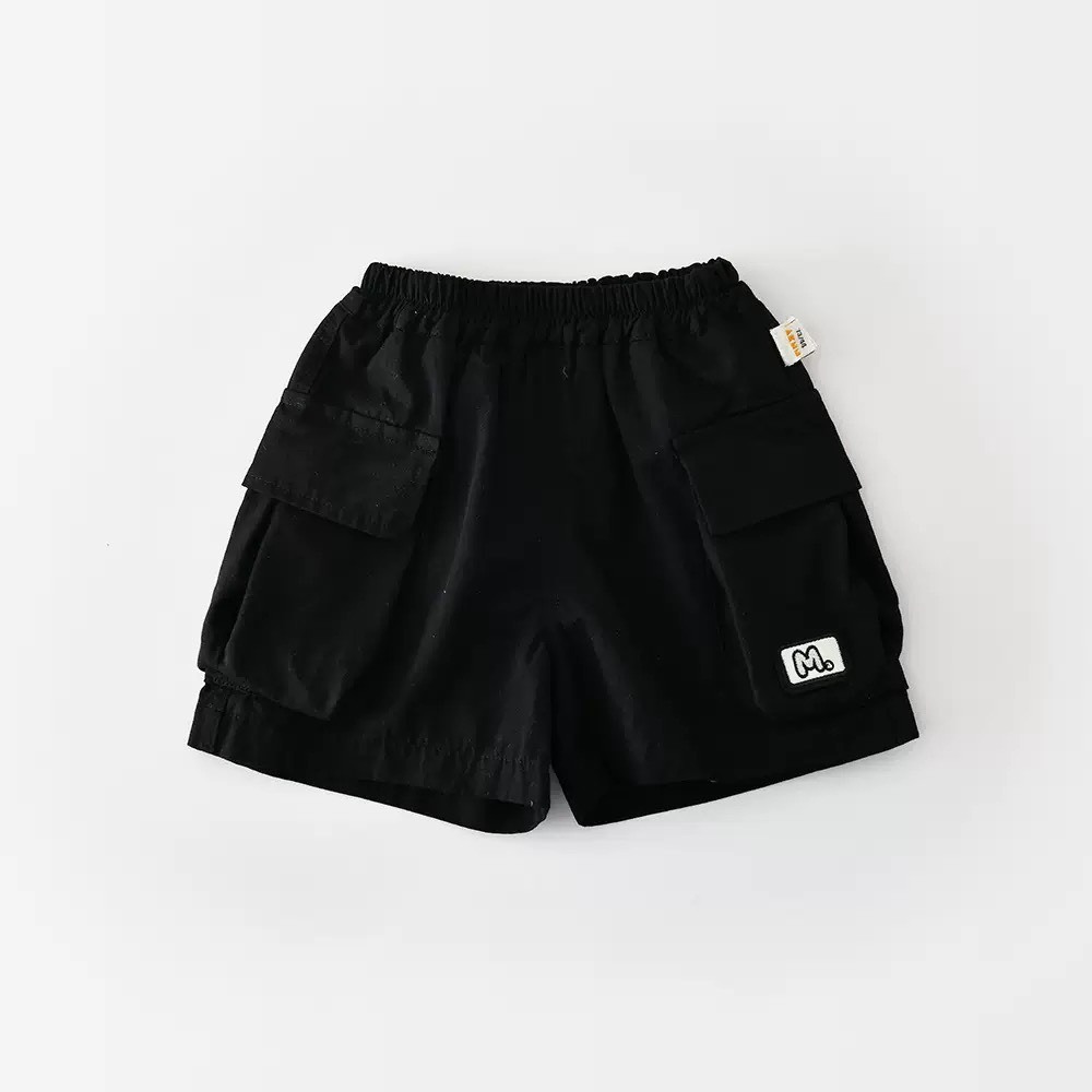 素面百搭工裝短褲
