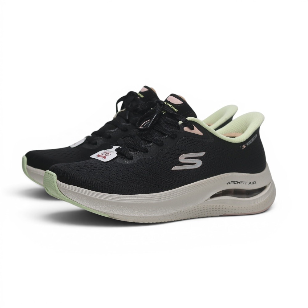 SKECHERS 休閒鞋 ARCH FIT 黑色 足弓 瞬穿 女 150791BKMT