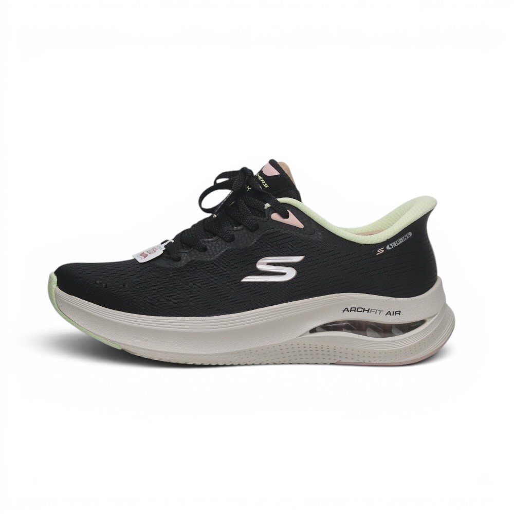 SKECHERS 休閒鞋 ARCH FIT 黑色 足弓 瞬穿 女 150791BKMT
