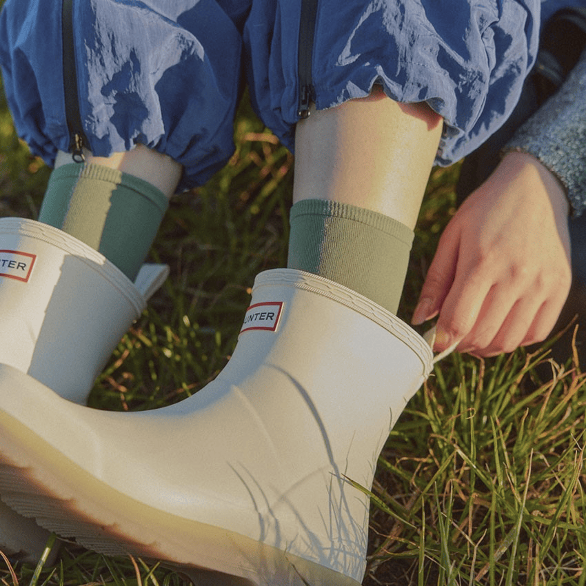 \7折限定連線價+入code再-$50~!!!/ Hunter｜[WOMEN] Play Translucent Short Rain Boots HCW4001FSA [3 colors] 關鍵字：H68