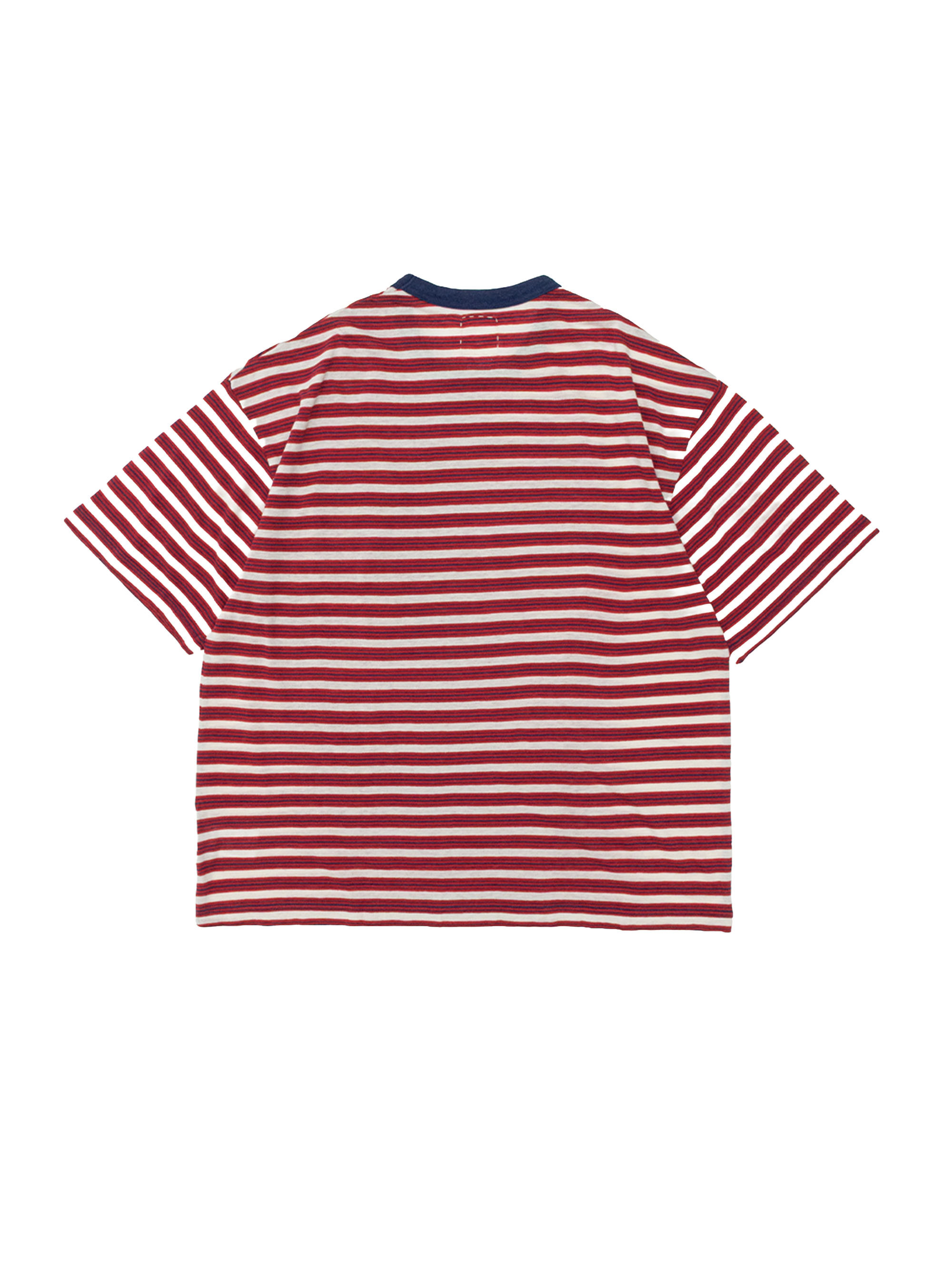 VISVIM MONDO BORDER TEE S/S (FINE WOOL)