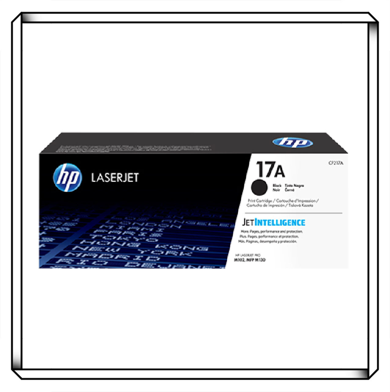 HP 惠普 17A 黑色 LaserJet 碳粉匣 (CF217A) M102a/M102w/M130a/M130fn