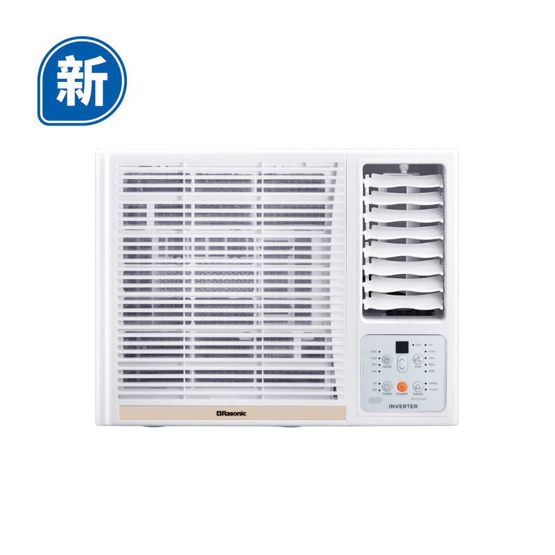 Rasonic 樂信牌 RC-TS12UV R32 Wi Fi 變頻淨冷窗口式冷氣機 - 附獨立抽濕模式及無線遙控 (1.5匹)