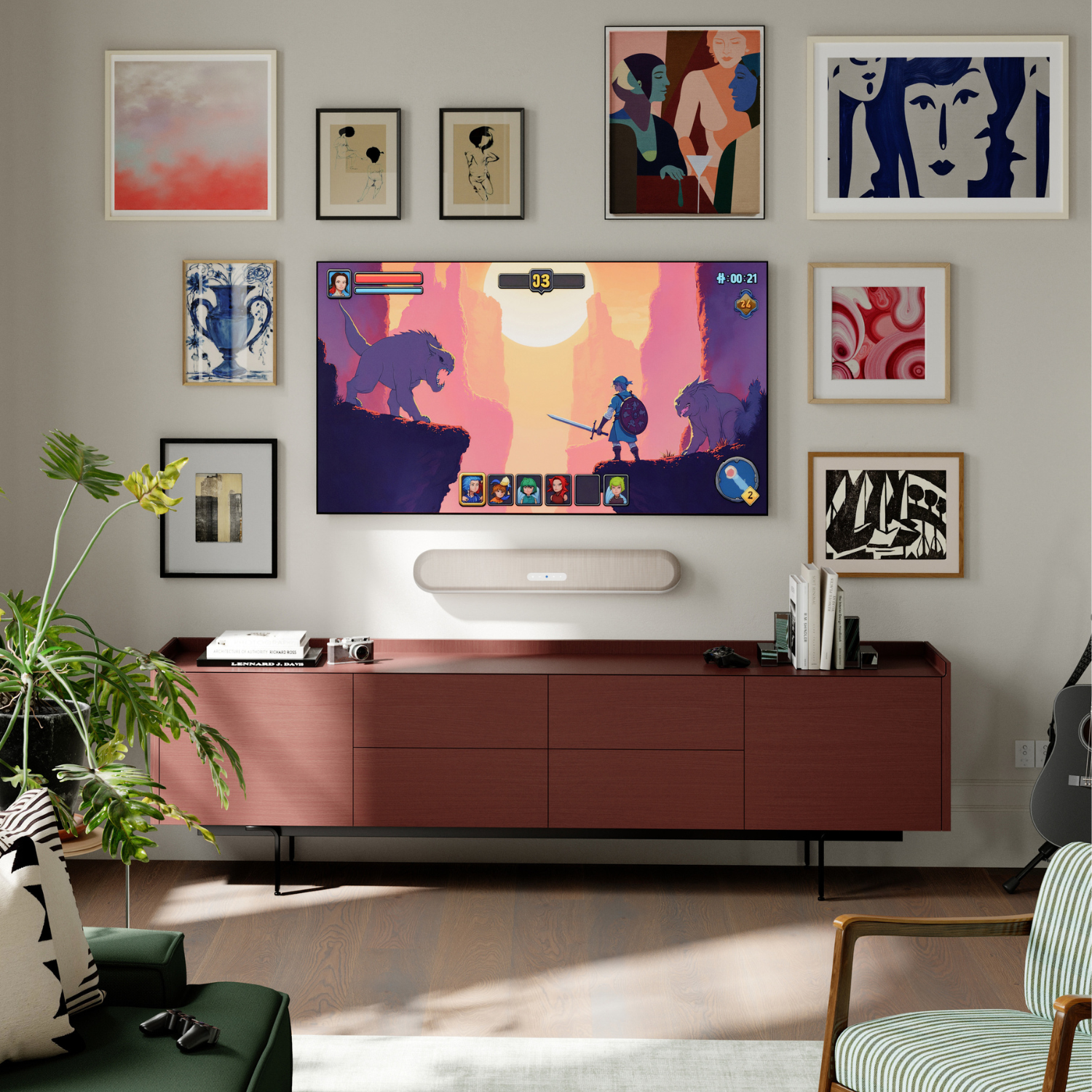 Bluesound PULSE CINEMA MINI Soundbar Tan