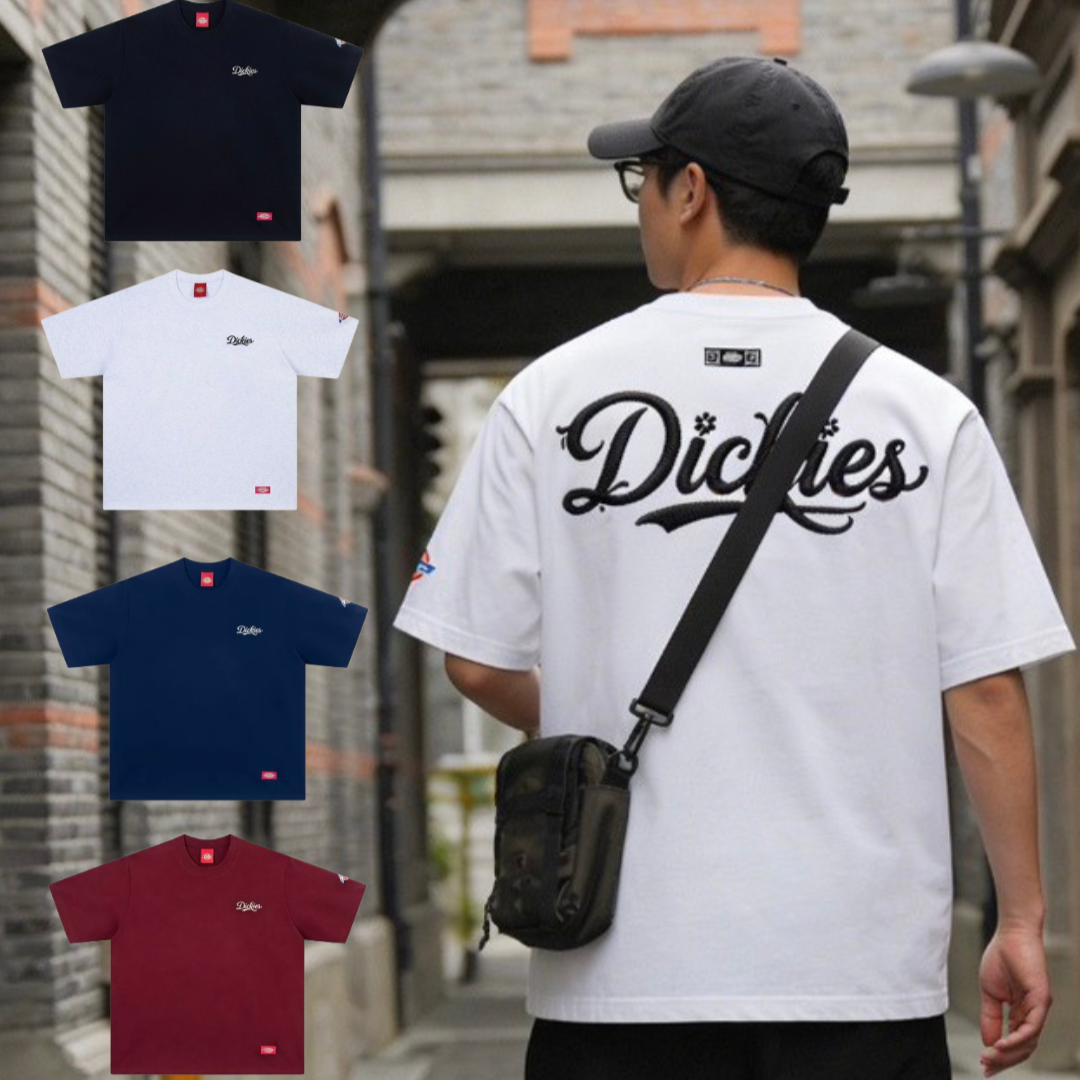 『預購商品』Dickies 刺繡草寫花卉字母LOGO 寬鬆短踢 DKU262NKT597