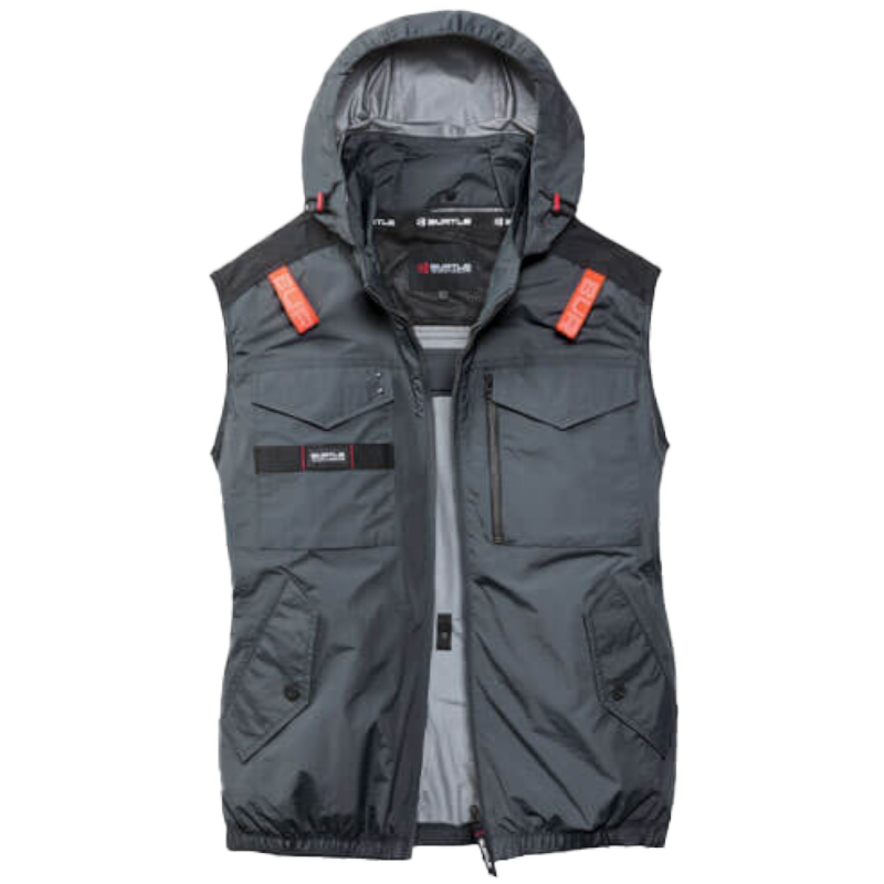 BURTLE 空調服AC1154 | 無袖背心款| 日本原裝最新頂級30V 業界最長18月