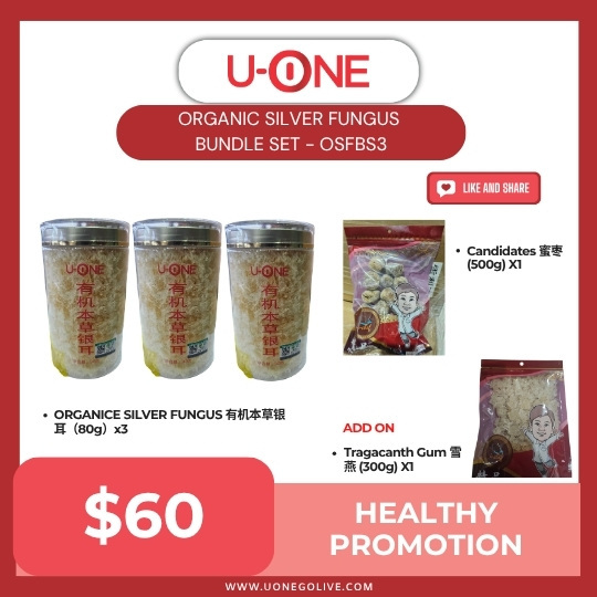 ORGANIC SILVER FUNGUS  BUNDLE SET - OSFBS3