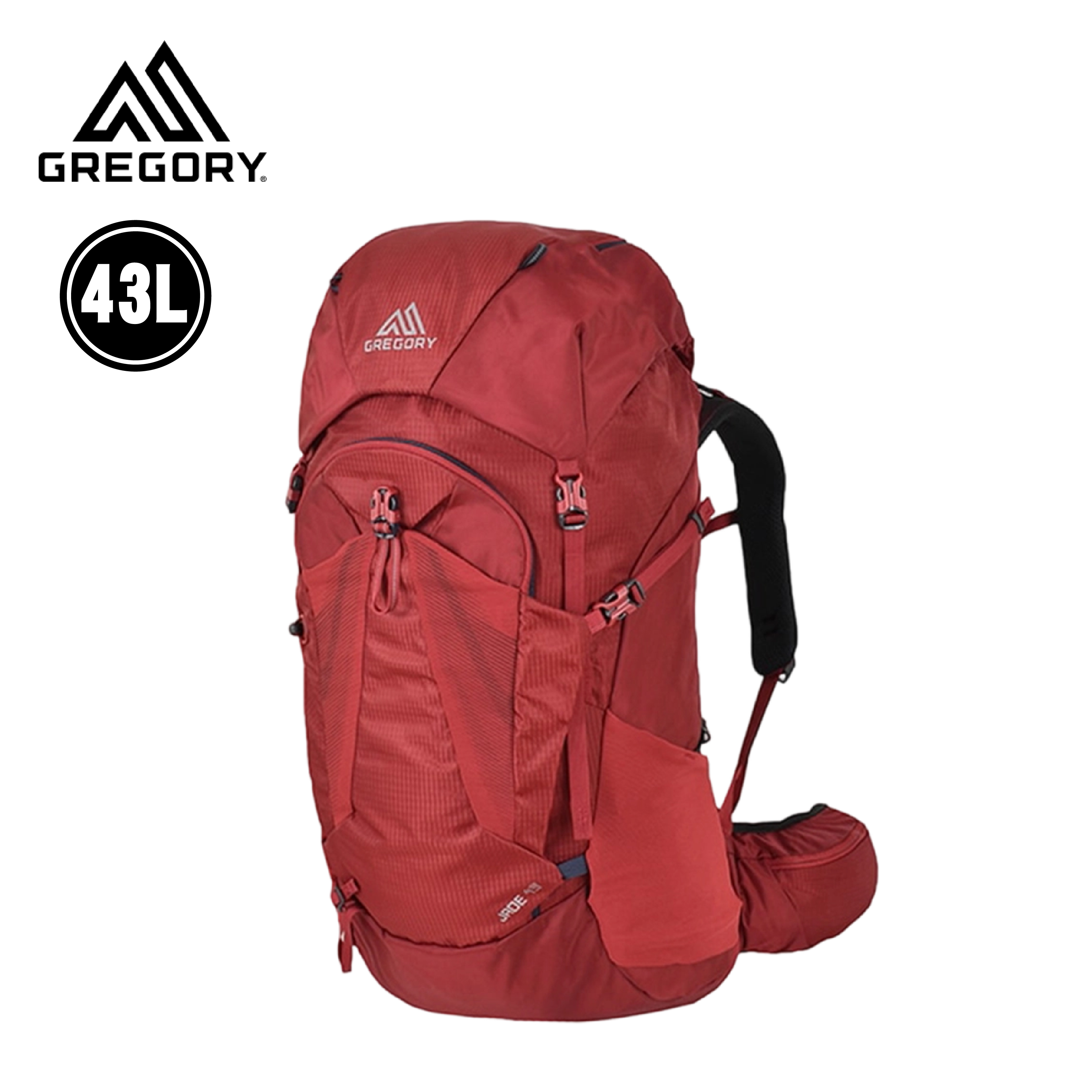GREGORY 美國 JADE登山背包 43L (紅色) 72GR145296