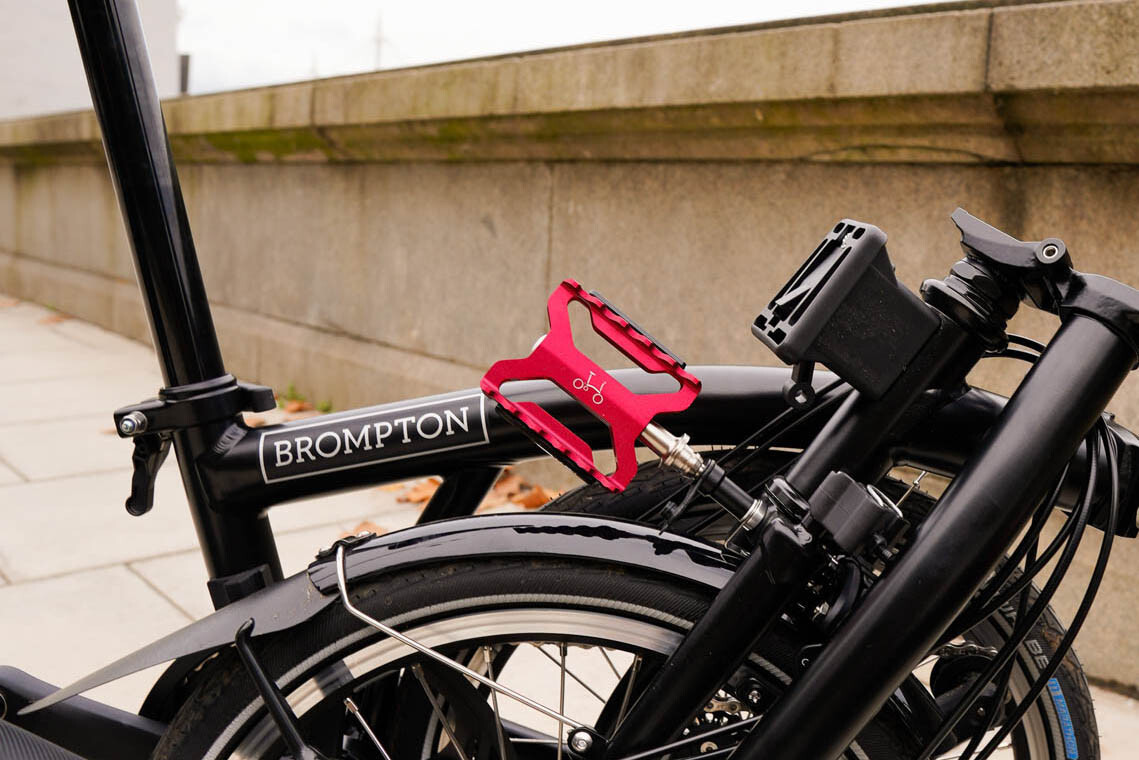 Brompton 超輕快拆踏板 紅色