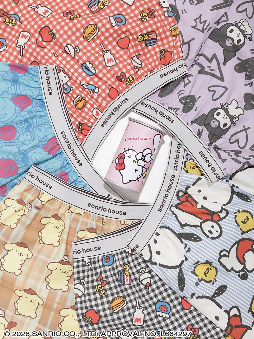 🇯🇵 SANRIO 三麗鷗 秘密收藏 短褲 四角褲 鐵盒盲盒 HELLO KITTY 帕恰狗 酷洛米 布丁狗 人魚漢頓 / 預購
